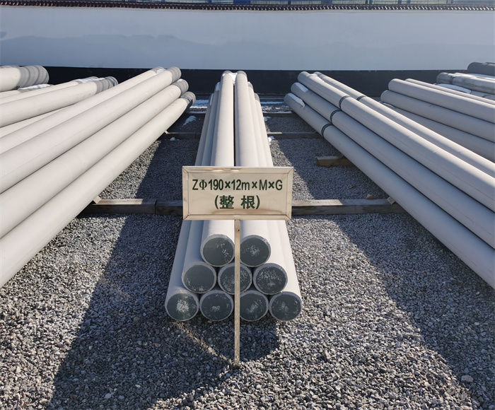 五峰190×12米钢筋混凝土水泥电线杆